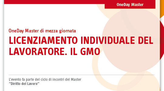 Immagine Licenziamento individuale del lavoratore. Il GMO | Euroconference